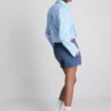 Lässige Shorts aus Baumwolle mit Kordelzug