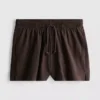 Lässige Shorts aus Baumwolle mit Kordelzug