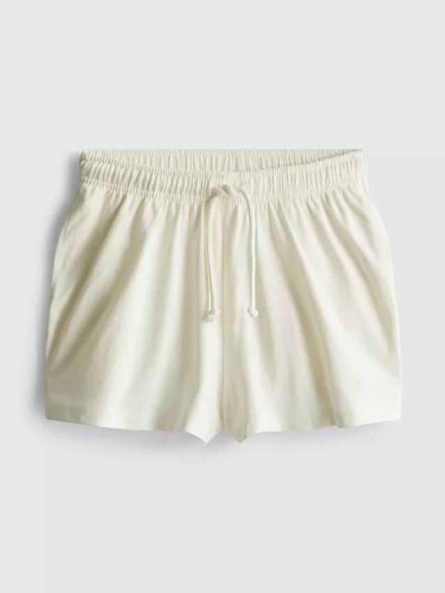 Lässige Shorts aus Baumwolle mit Kordelzug