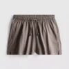 Lässige Shorts aus Baumwolle mit Kordelzug