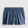 Lässige Shorts aus Baumwolle mit Kordelzug