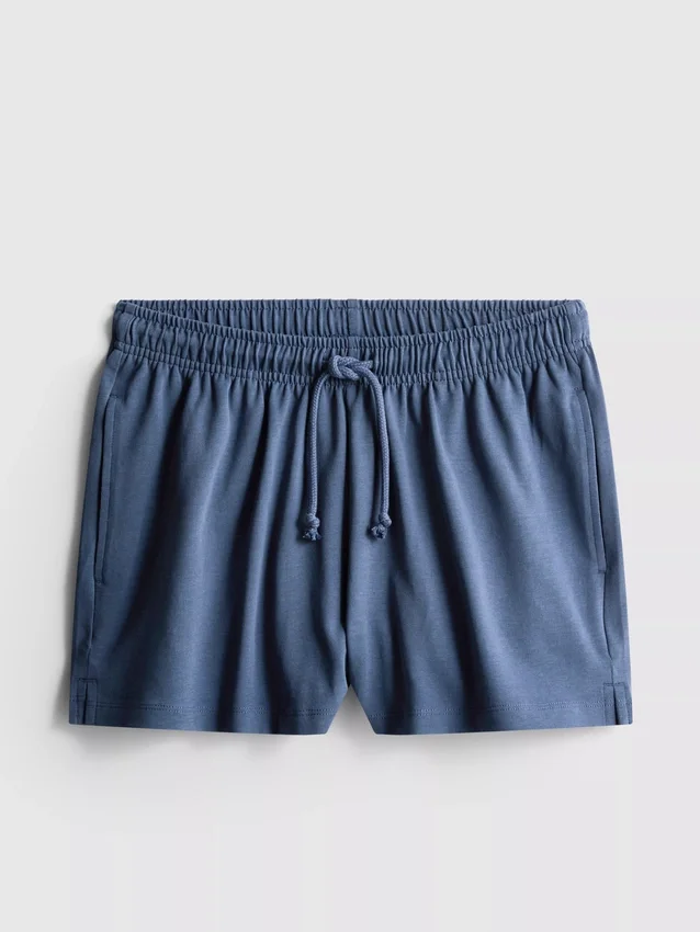 Lässige Shorts aus Baumwolle mit Kordelzug