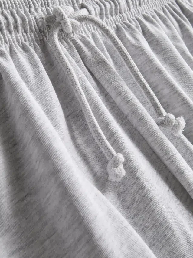 Lässige Shorts aus Baumwolle mit Kordelzug