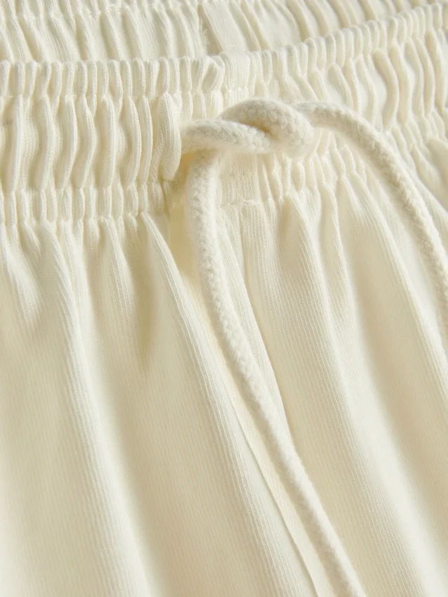Lässige Shorts aus Baumwolle mit Kordelzug