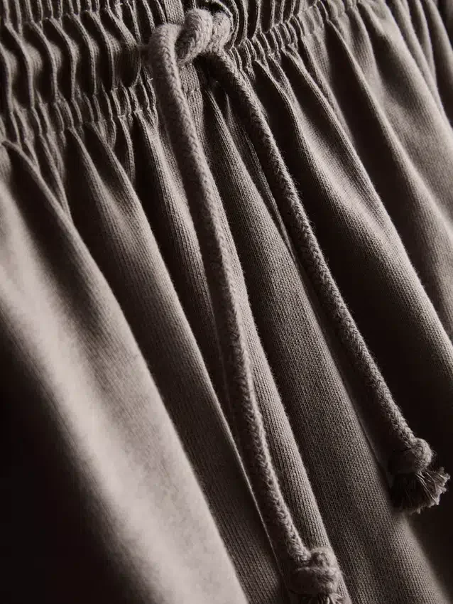 Lässige Shorts aus Baumwolle mit Kordelzug