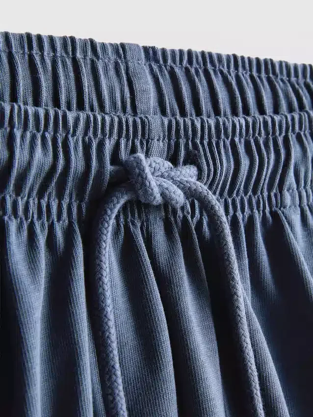 Lässige Shorts aus Baumwolle mit Kordelzug