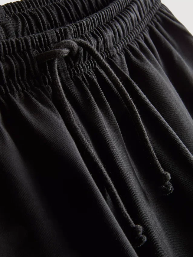 Lässige Shorts aus Baumwolle mit Kordelzug