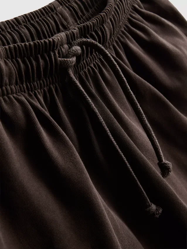 Lässige Shorts aus Baumwolle mit Kordelzug