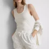 Lässige Shorts mit Blumenmuster aus baumwollreichem Material