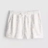Lässige Shorts mit Blumenmuster aus baumwollreichem Material