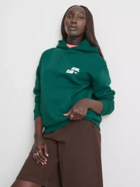 Lässiger Hoodie im Sportclub-Stil
