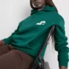 Lässiger Hoodie im Sportclub-Stil