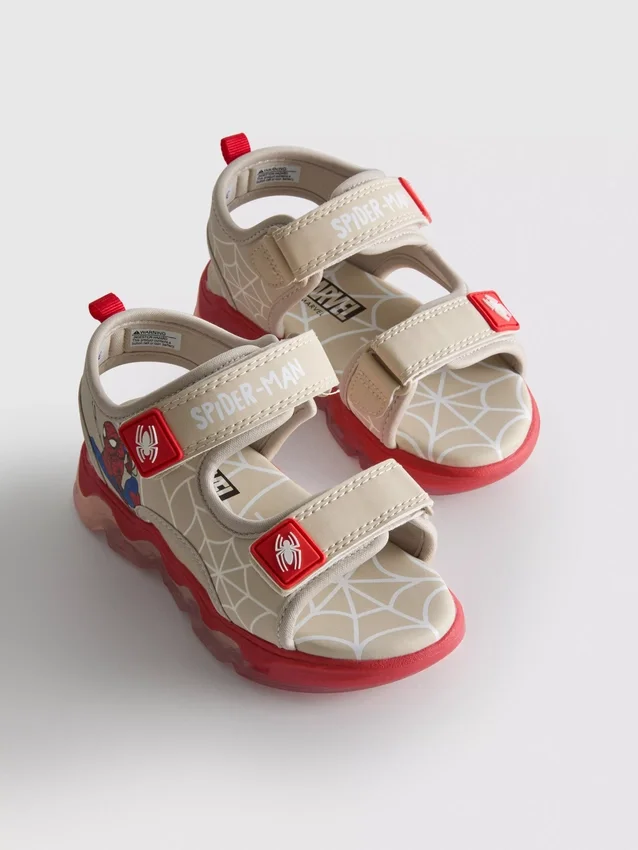 Marvel Spider-Man Active-Sandalen mit Leuchteffekt