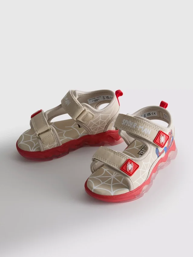 Marvel Spider-Man Active-Sandalen mit Leuchteffekt
