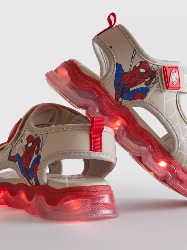 Marvel Spider-Man Active-Sandalen mit Leuchteffekt