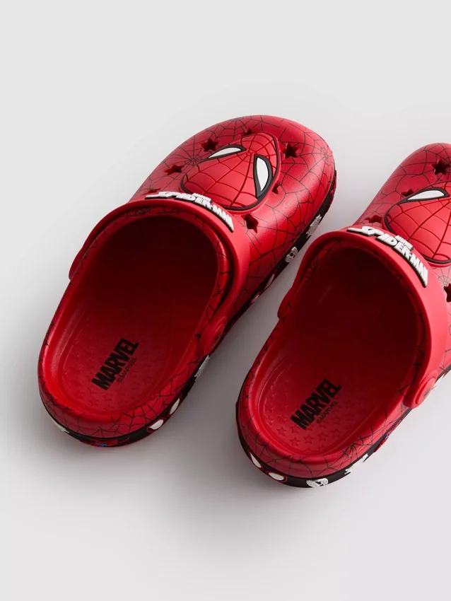 Marvel Spider-Man Clogs mit Leuchteffekt