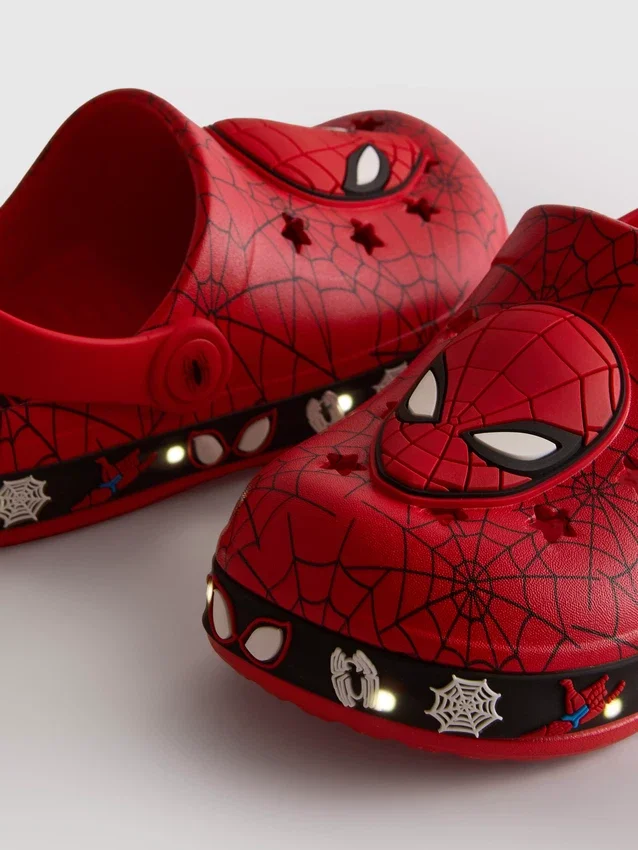 Marvel Spider-Man Clogs mit Leuchteffekt