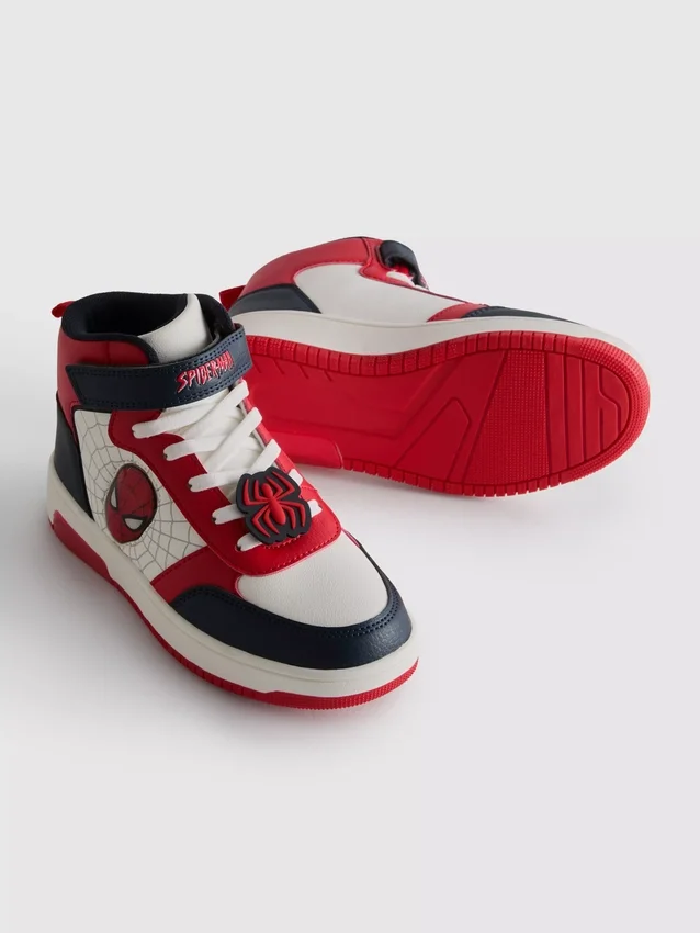 Marvel Spider-Man High-Top-Sneaker mit Leuchteffekt