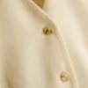 Massgeschneiderter Kurzarm-Blazer aus Baumwollmischung für Shorts