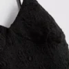 Maxikleid mit V-Ausschnitt und Spitze