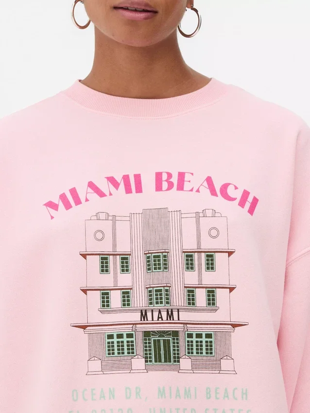 Miami-Beach-Sweatshirt