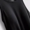 Midi-Kleid mit geripptem integrierten BH