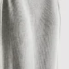 Midi-Kleid mit geripptem integrierten BH
