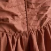 Midi-Kleid mit gestuften Rüschen