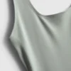 Midi-Kleid mit quadratischem Ausschnitt im Second-Skin-Look