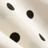 Midi-Rock aus Baumwollmischung mit Spitzenbesatz und Polka-Dots