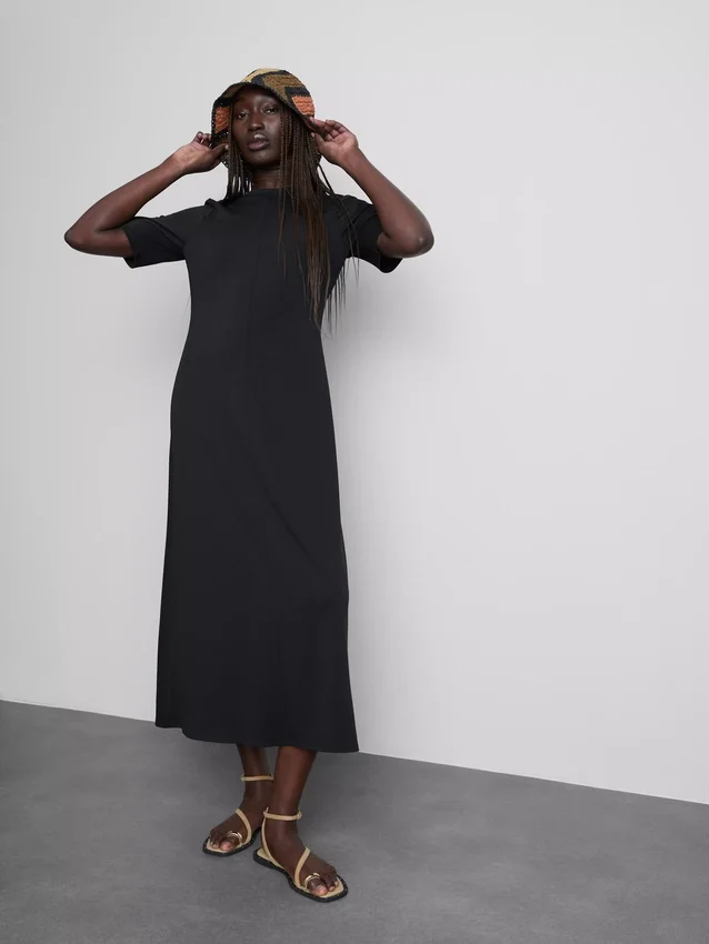 Midi-T-Shirt-Kleid