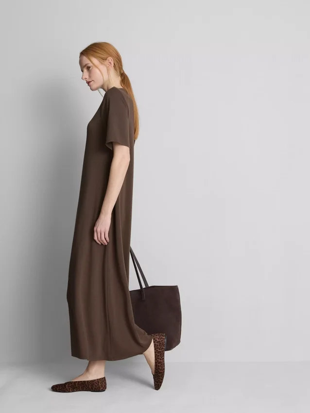 Midi-T-Shirt-Kleid