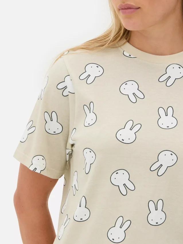 Miffy-Schlafanzug aus Baumwolle mit Aufdruck