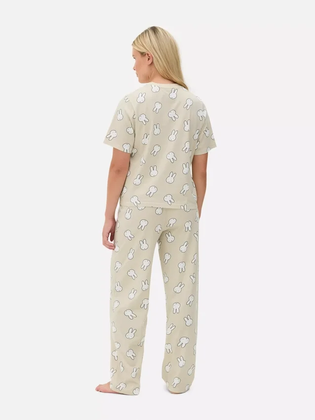 Miffy-Schlafanzug aus Baumwolle mit Aufdruck