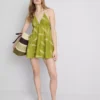 Mini-Kleid mit Fischstickerei