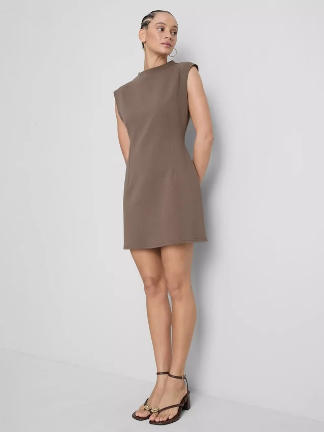 Mini-Kleid mit Flügelärmeln