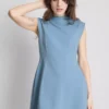 Mini-Kleid mit Flügelärmeln