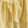 Mini-Kleid mit gekräuselten Flügelärmeln