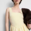 Mini-Korsett-Kleid aus Baumwollmischung