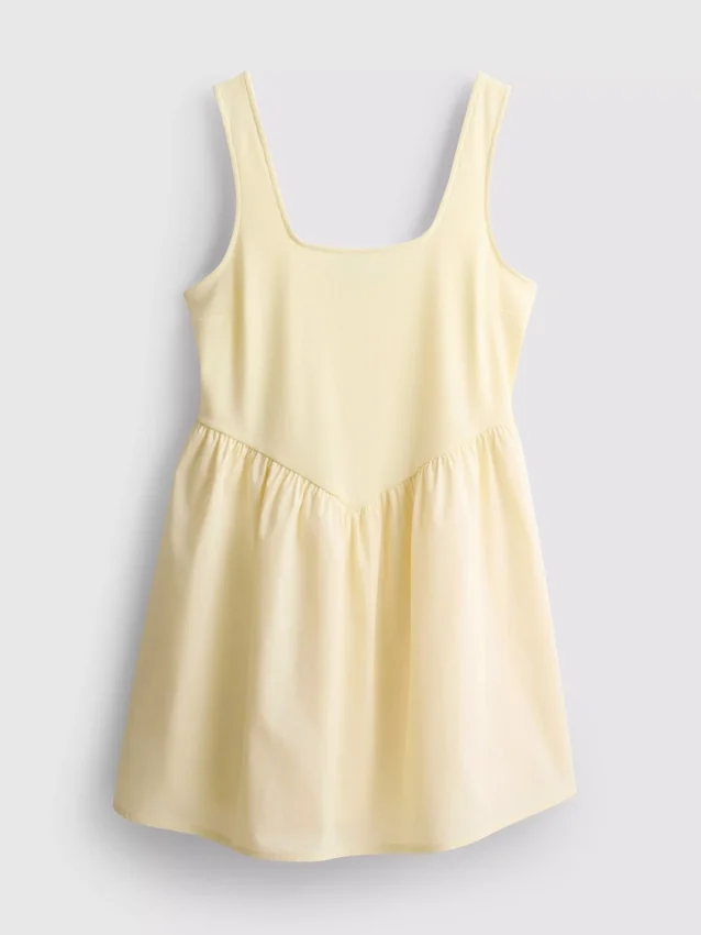 Mini-Korsett-Kleid aus Baumwollmischung