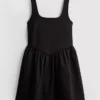 Mini-Korsett-Kleid aus Baumwollmischung
