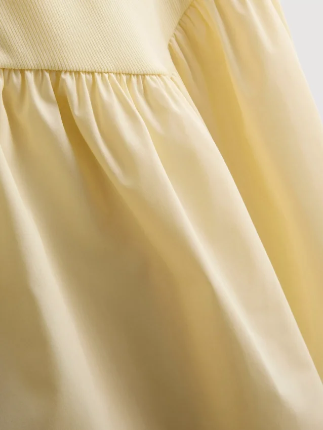 Mini-Korsett-Kleid aus Baumwollmischung