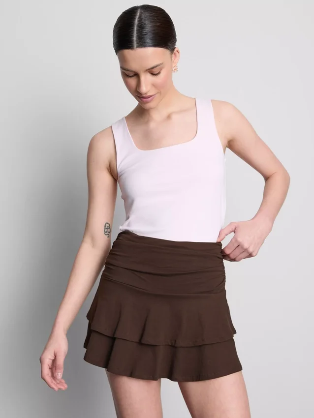 Mini-Rara-Rock mit geraffter Taille