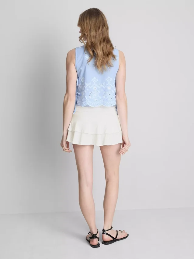 Mini-Rara-Rock mit geraffter Taille