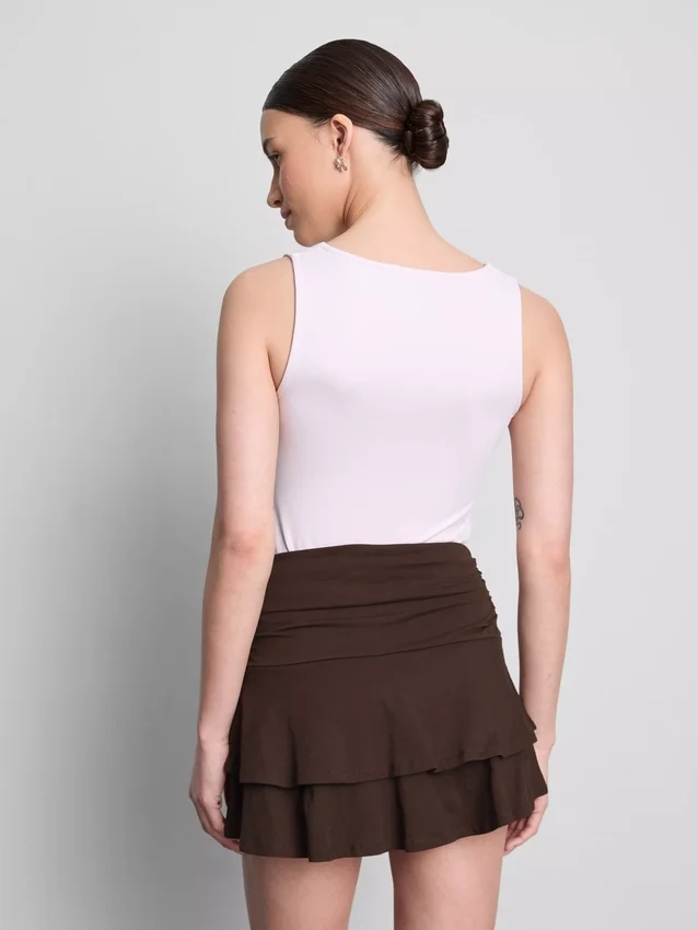Mini-Rara-Rock mit geraffter Taille