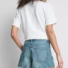 Mini-Shorts aus Baumwoll-Denim
