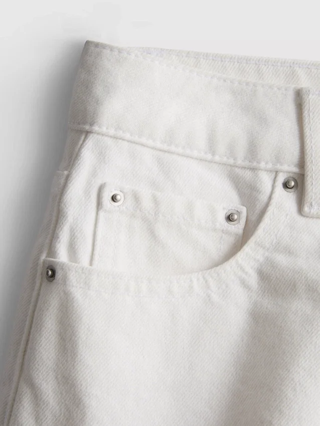 Mini-Shorts aus Baumwoll-Denim