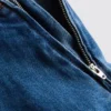 Mini-Skort aus Baumwoll-Denim