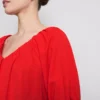 Mini-Smockkleid mit Puffärmeln
