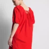 Mini-Smockkleid mit Puffärmeln